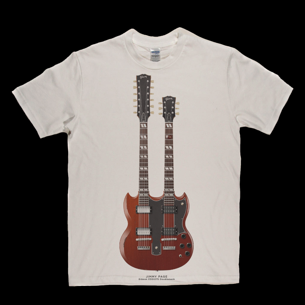 Jimmy Page Gibson Doubleneck T-Shirt