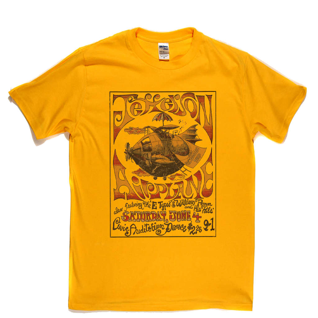 Jefferson Airplane Gig Poster T-Shirt