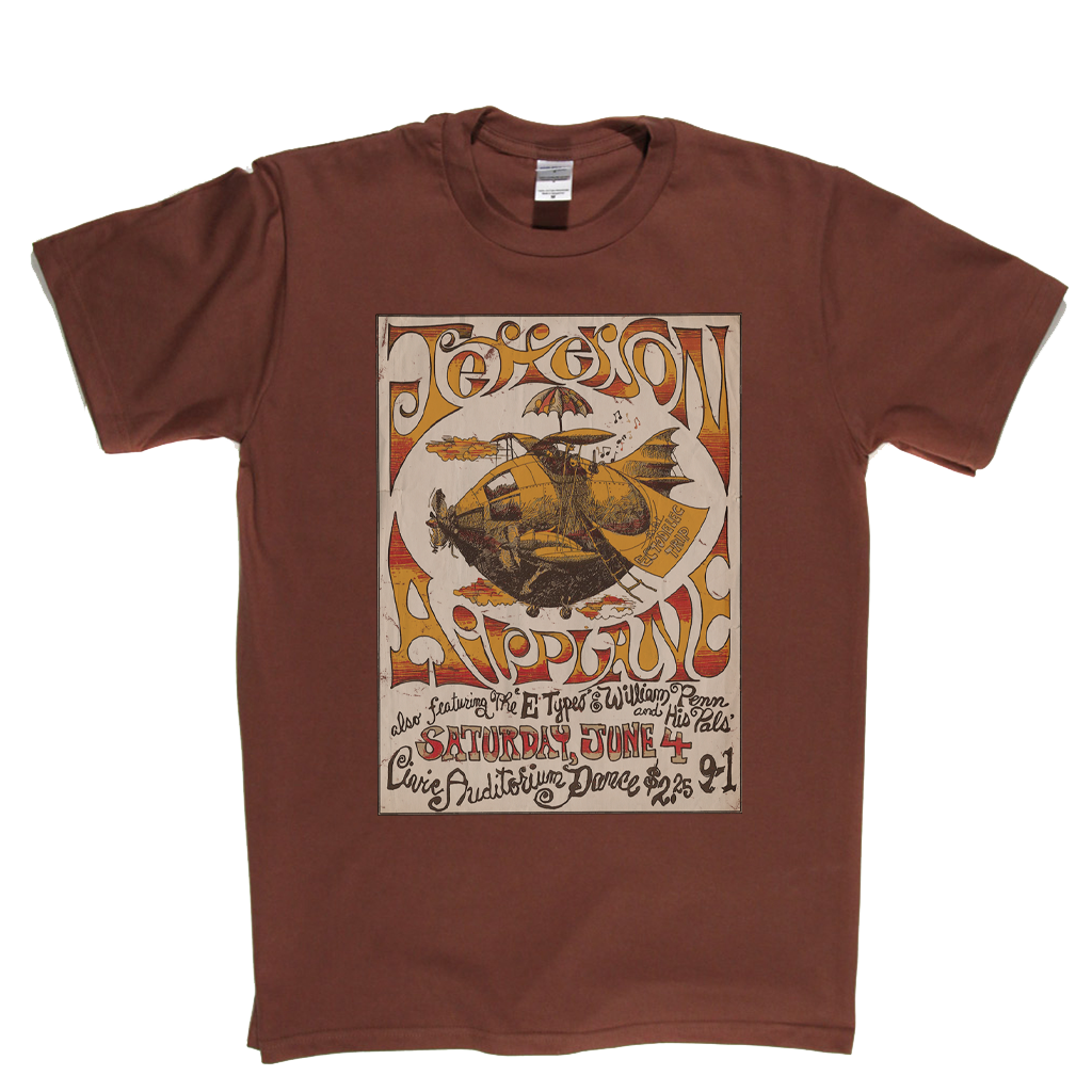 Jefferson Airplane Gig Poster T-Shirt