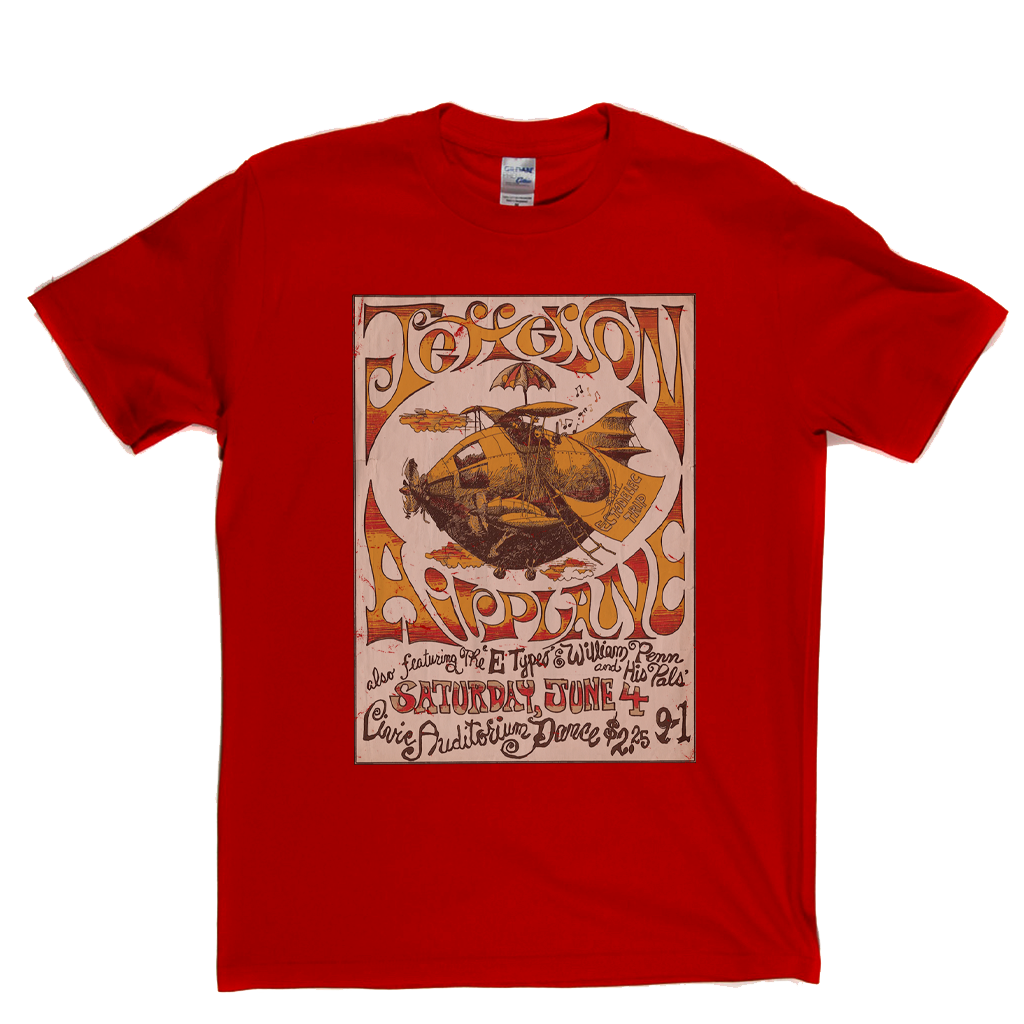 Jefferson Airplane Gig Poster T-Shirt