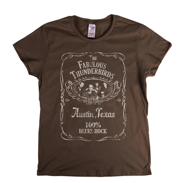 The Fabulous Thunderbirds Liquor Label Womens T-Shirt