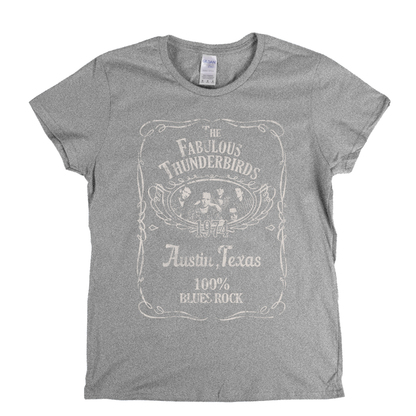 The Fabulous Thunderbirds Liquor Label Womens T-Shirt