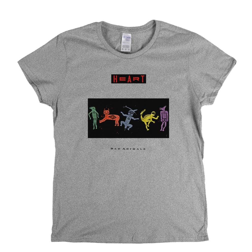 Heart Bad Animals Womens T-Shirt