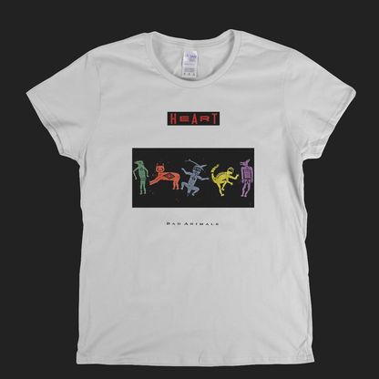 Heart Bad Animals Womens T-Shirt