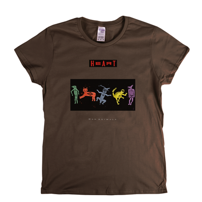 Heart Bad Animals Womens T-Shirt