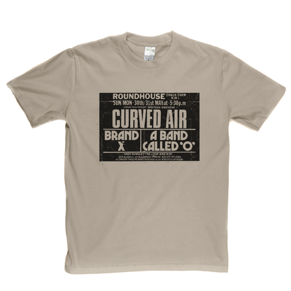 Curved Air Brand X Roundhouse Poster T-Shirt