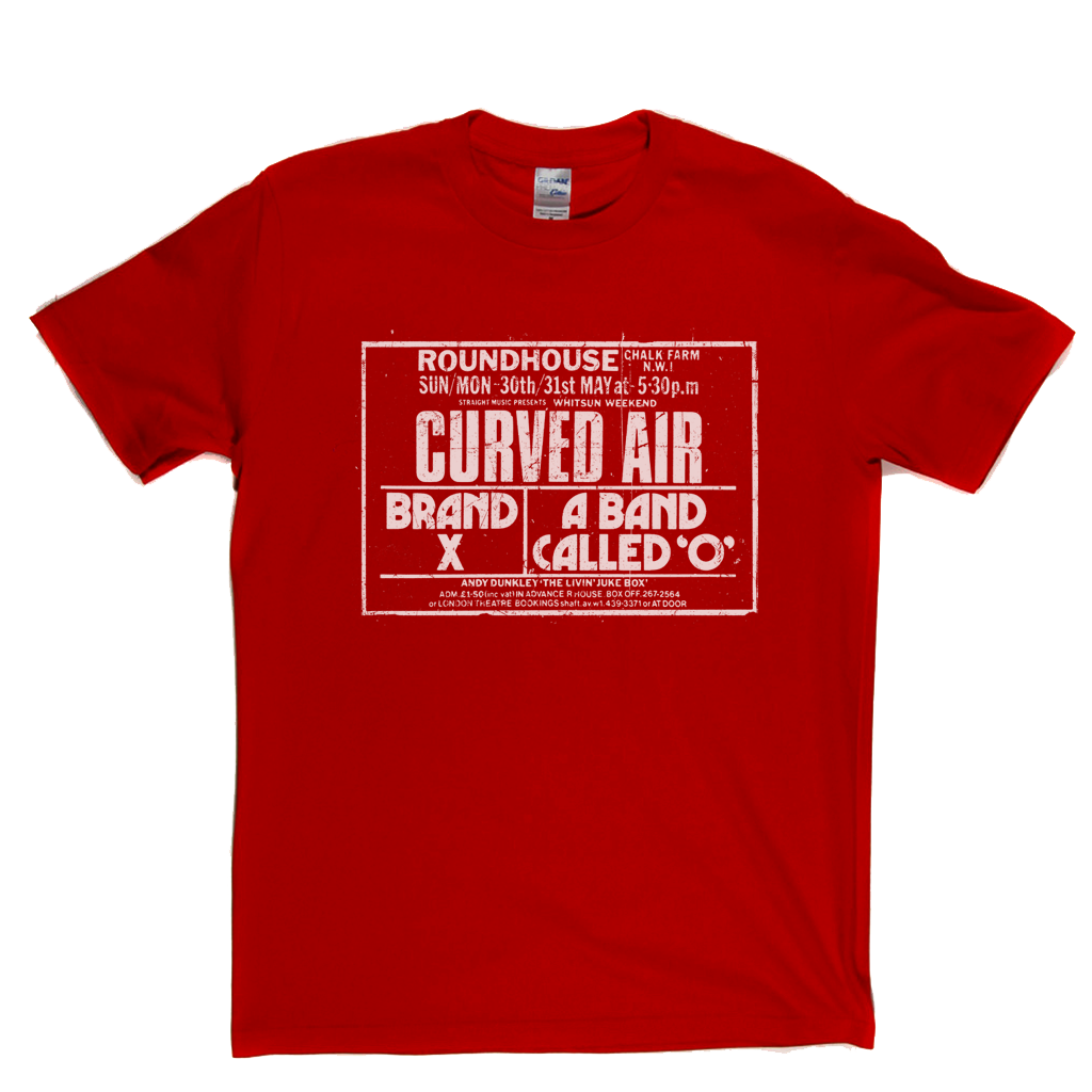 Curved Air Brand X Roundhouse Poster T-Shirt