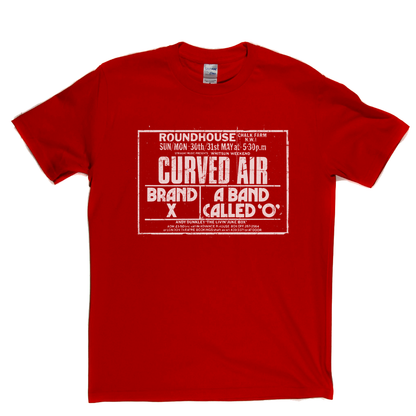 Curved Air Brand X Roundhouse Poster T-Shirt