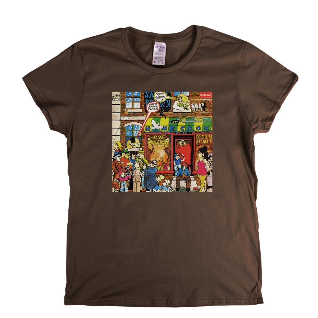 Savoy Brown Street Corner Talking Womens T-Shirt