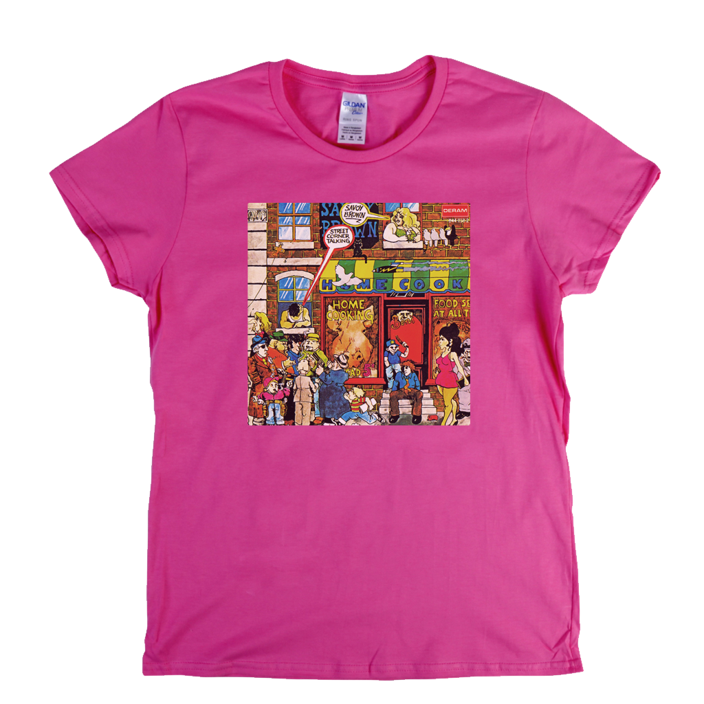 Savoy Brown Street Corner Talking Womens T-Shirt