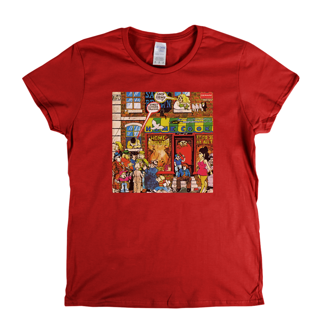 Savoy Brown Street Corner Talking Womens T-Shirt