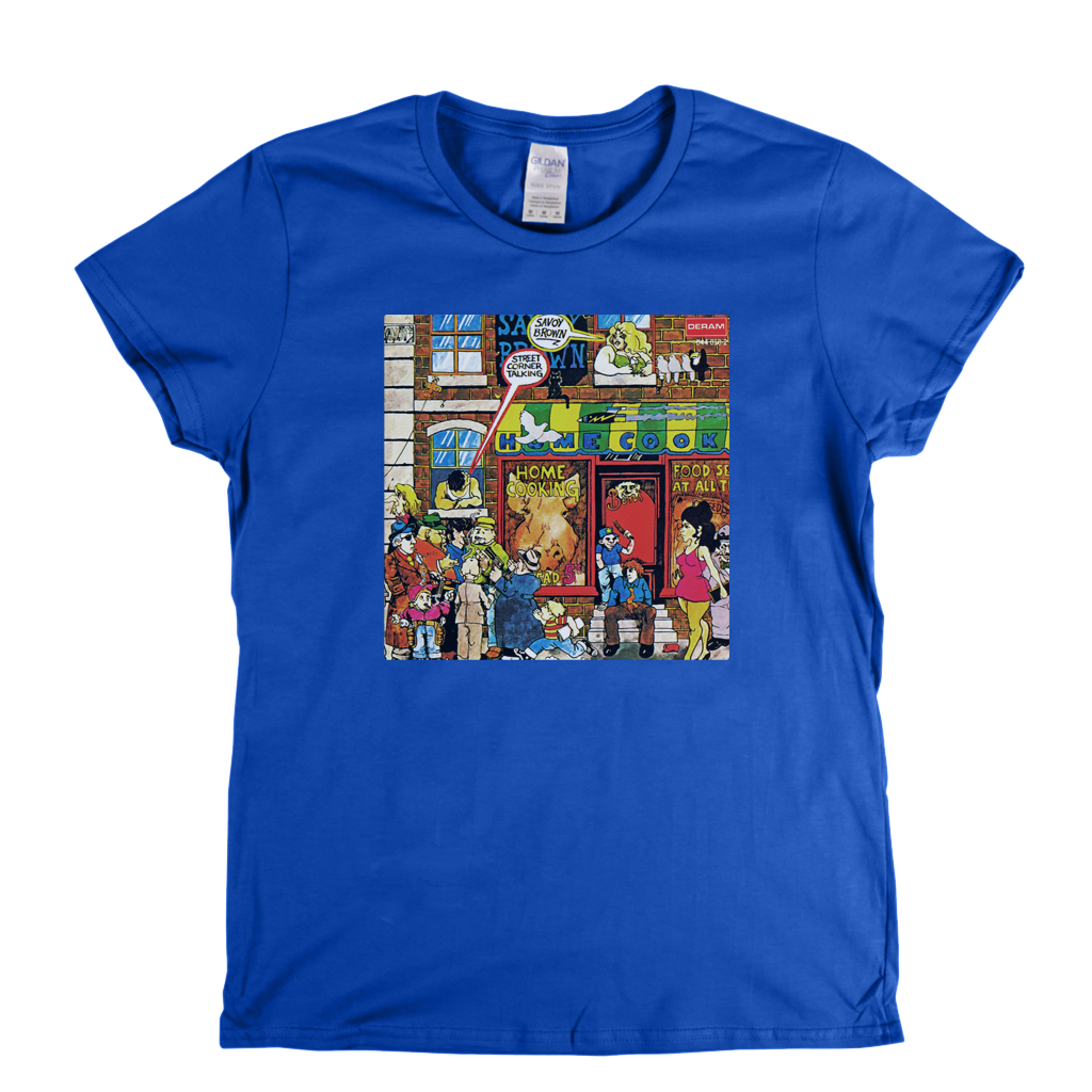 Savoy Brown Street Corner Talking Womens T-Shirt