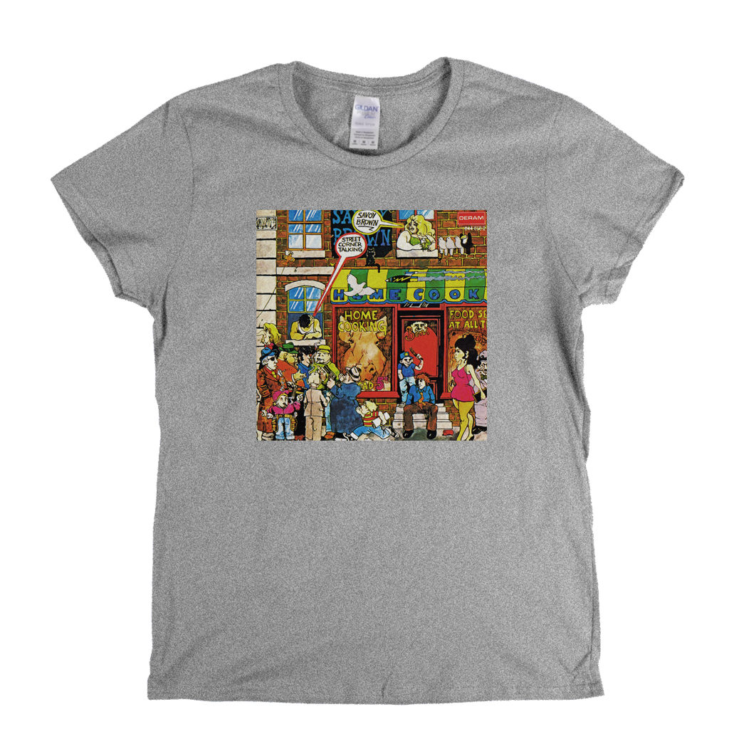 Savoy Brown Street Corner Talking Womens T-Shirt