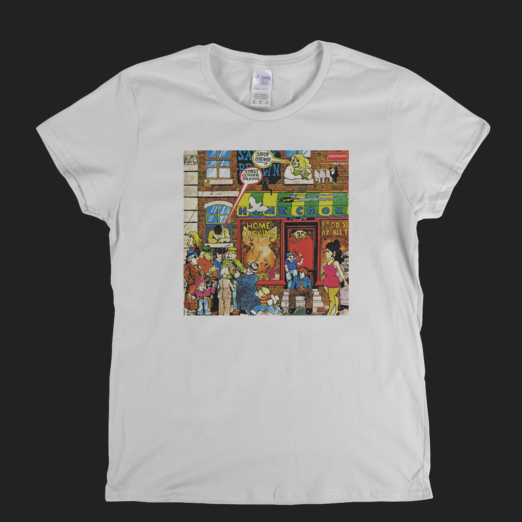 Savoy Brown Street Corner Talking Womens T-Shirt