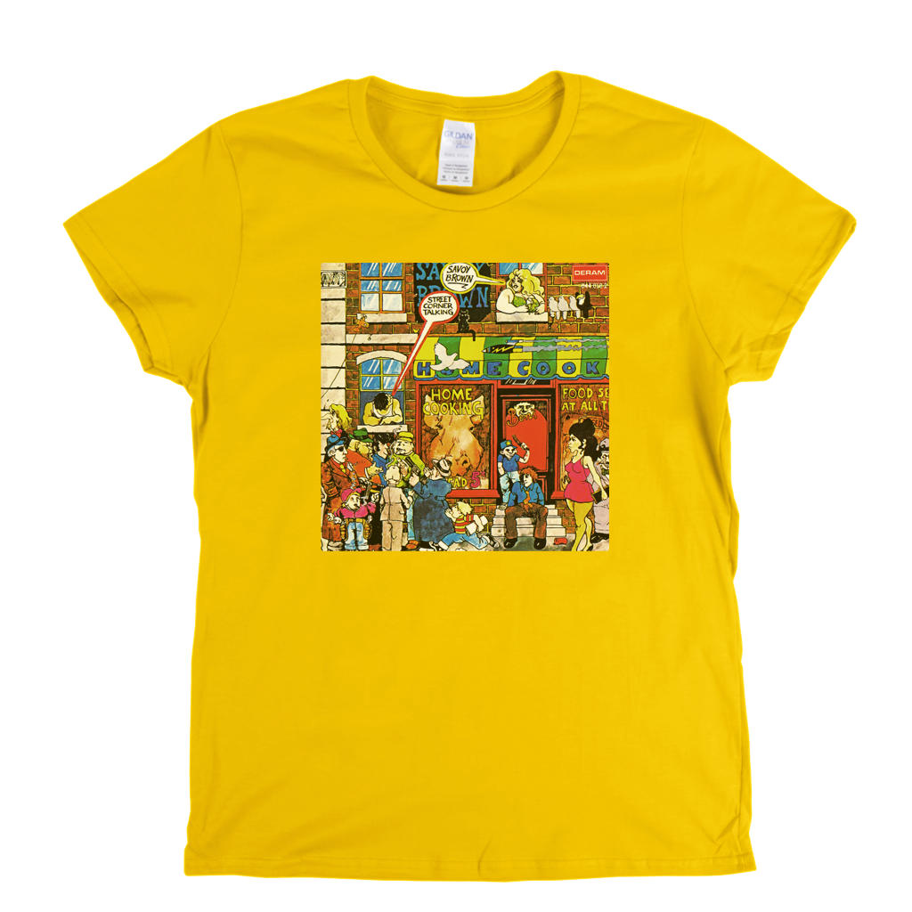 Savoy Brown Street Corner Talking Womens T-Shirt