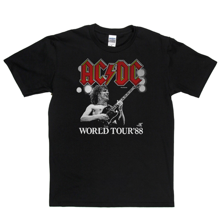 ACDC World Tour 88 Poster T-Shirt