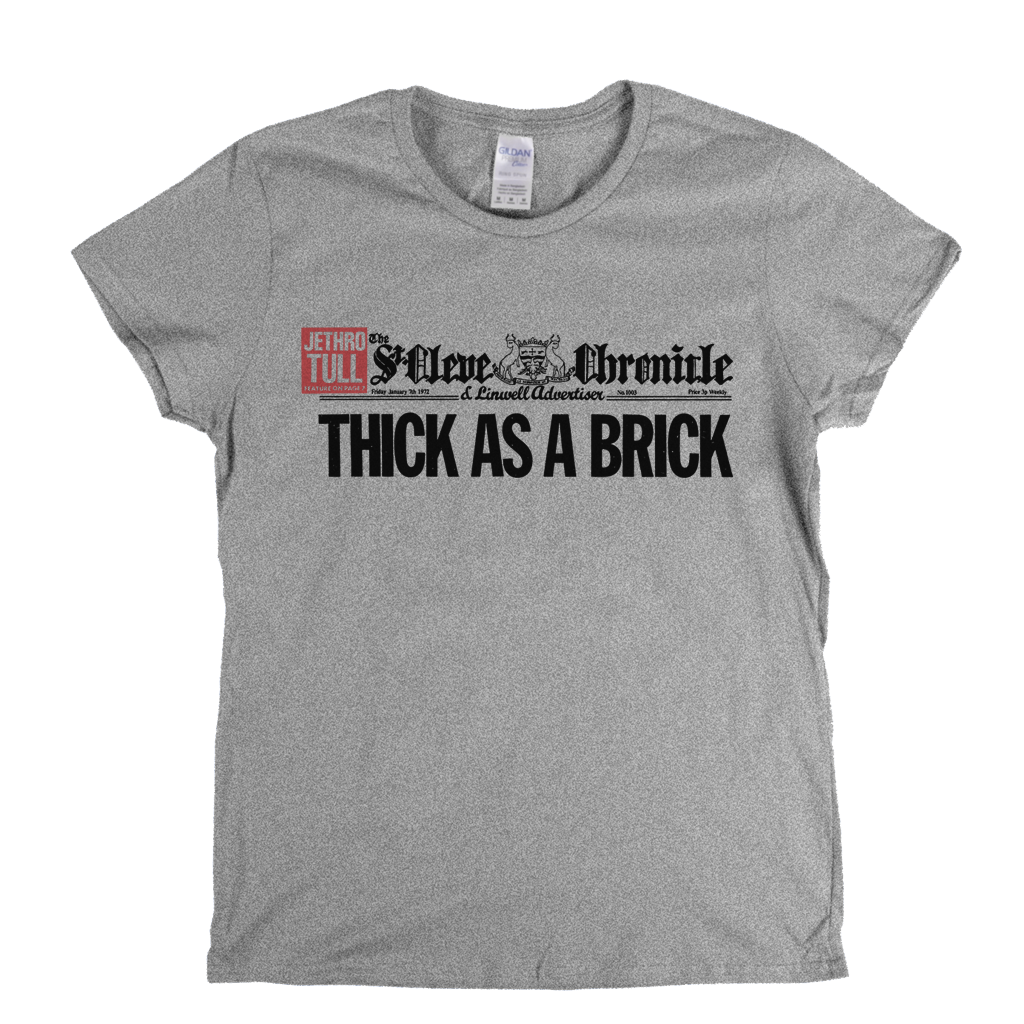 Jethro Tull Thick As A Brick Womens T-Shirt