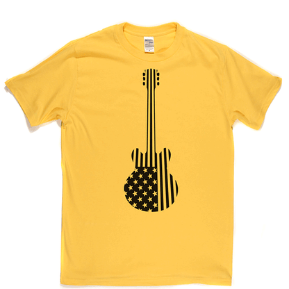 Star Stripes Guitar T-shirt