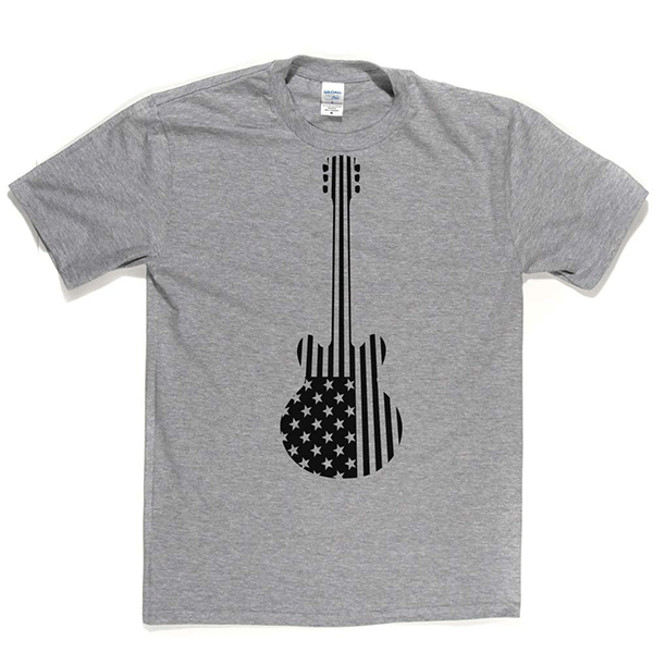 Star Stripes Guitar T-shirt
