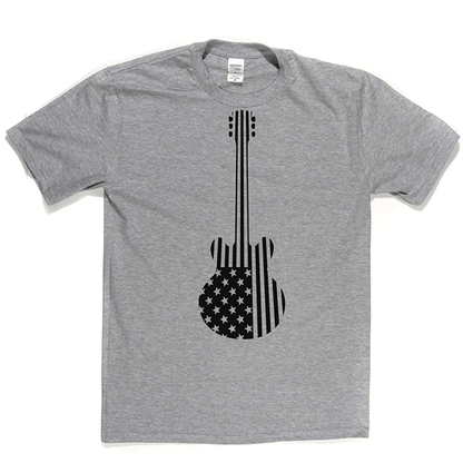Star Stripes Guitar T-shirt
