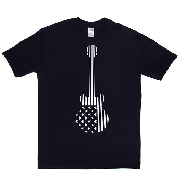Star Stripes Guitar T-shirt