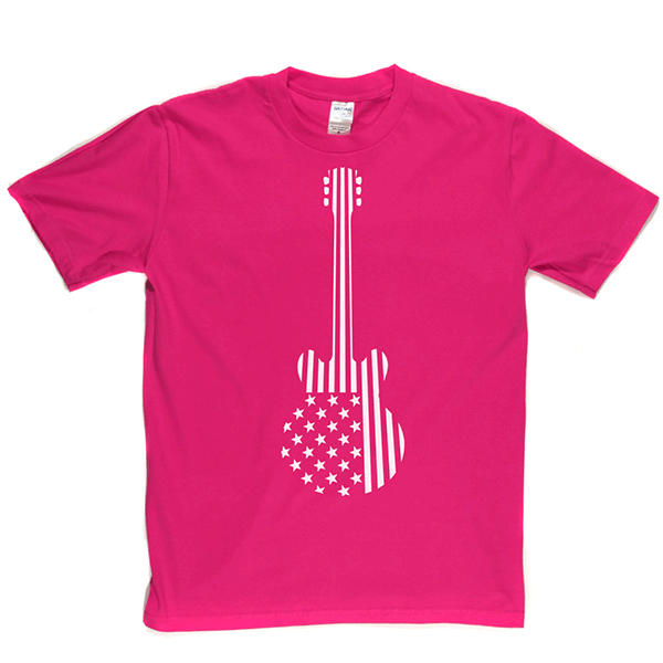 Star Stripes Guitar T-shirt