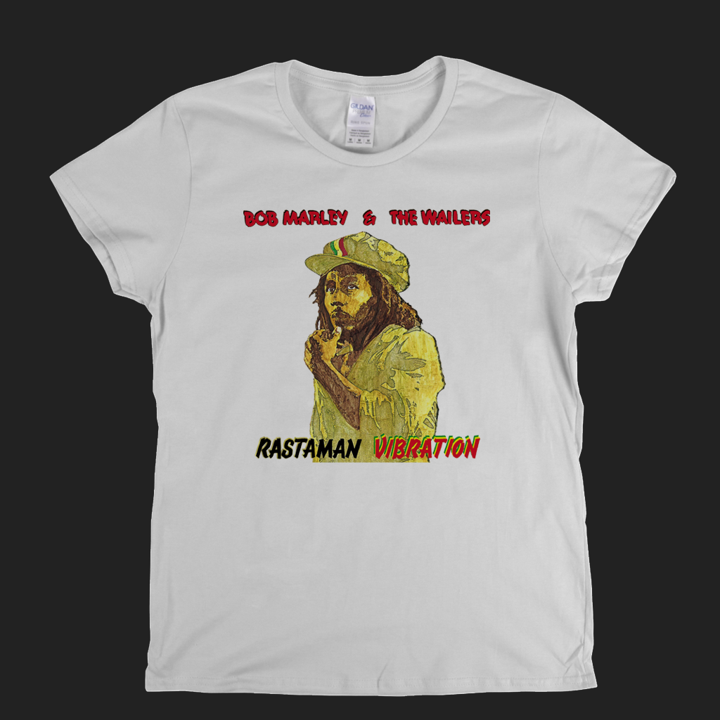 Bob Marley Rastaman Vibration Womens T-Shirt