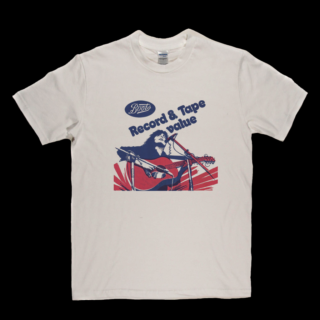 Boots Record And Tape Vintage Logo T-Shirt