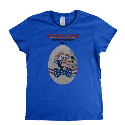 The Moody Blues Easter Tour Of America Poster Womens T-Shirt