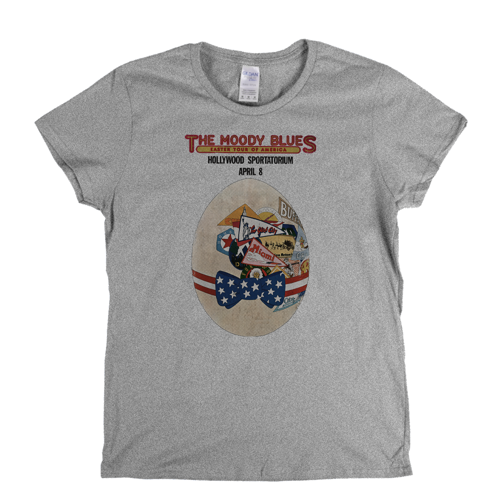 The Moody Blues Easter Tour Of America Poster Womens T-Shirt