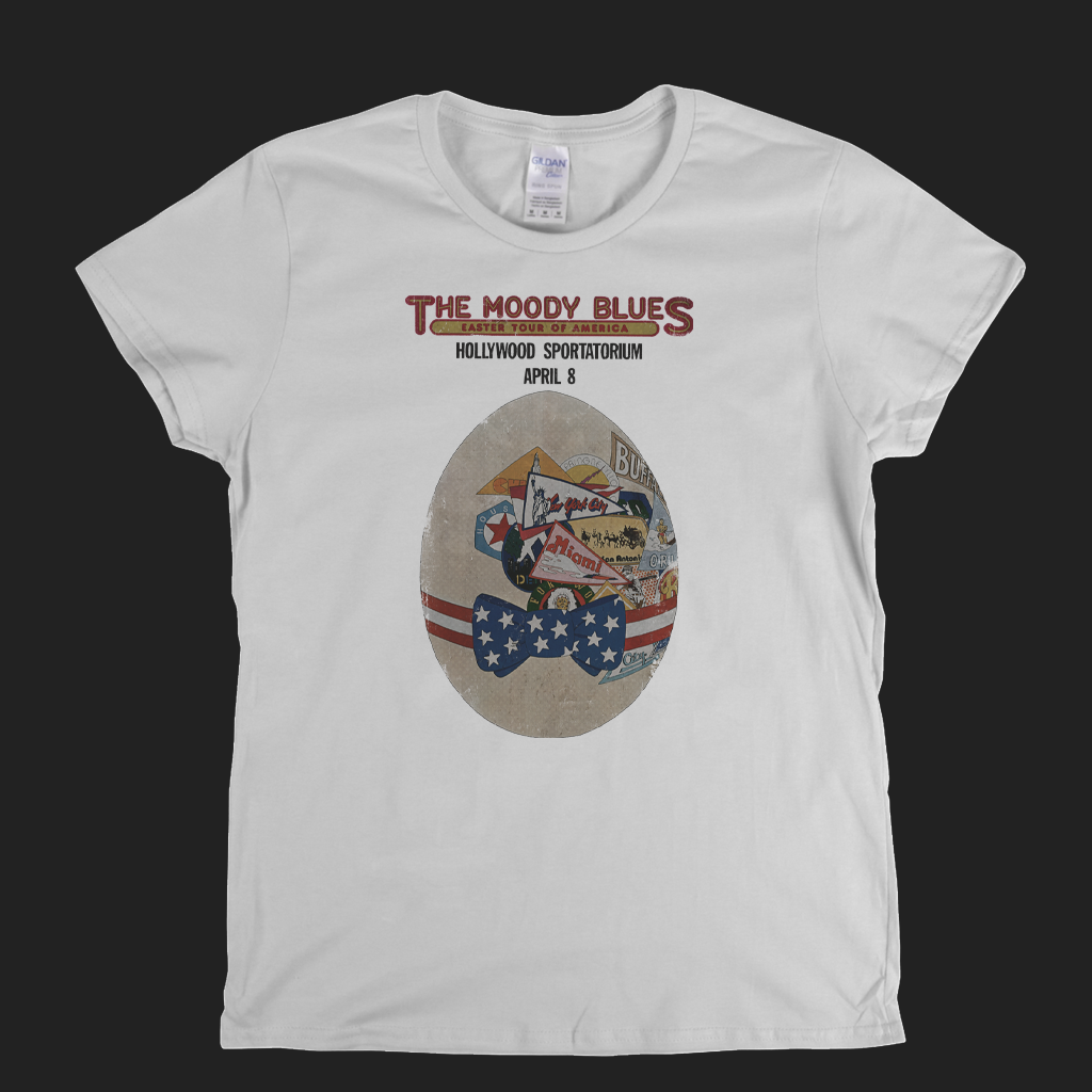 The Moody Blues Easter Tour Of America Poster Womens T-Shirt