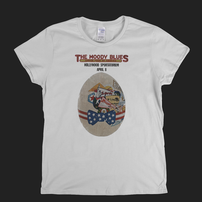 The Moody Blues Easter Tour Of America Poster Womens T-Shirt