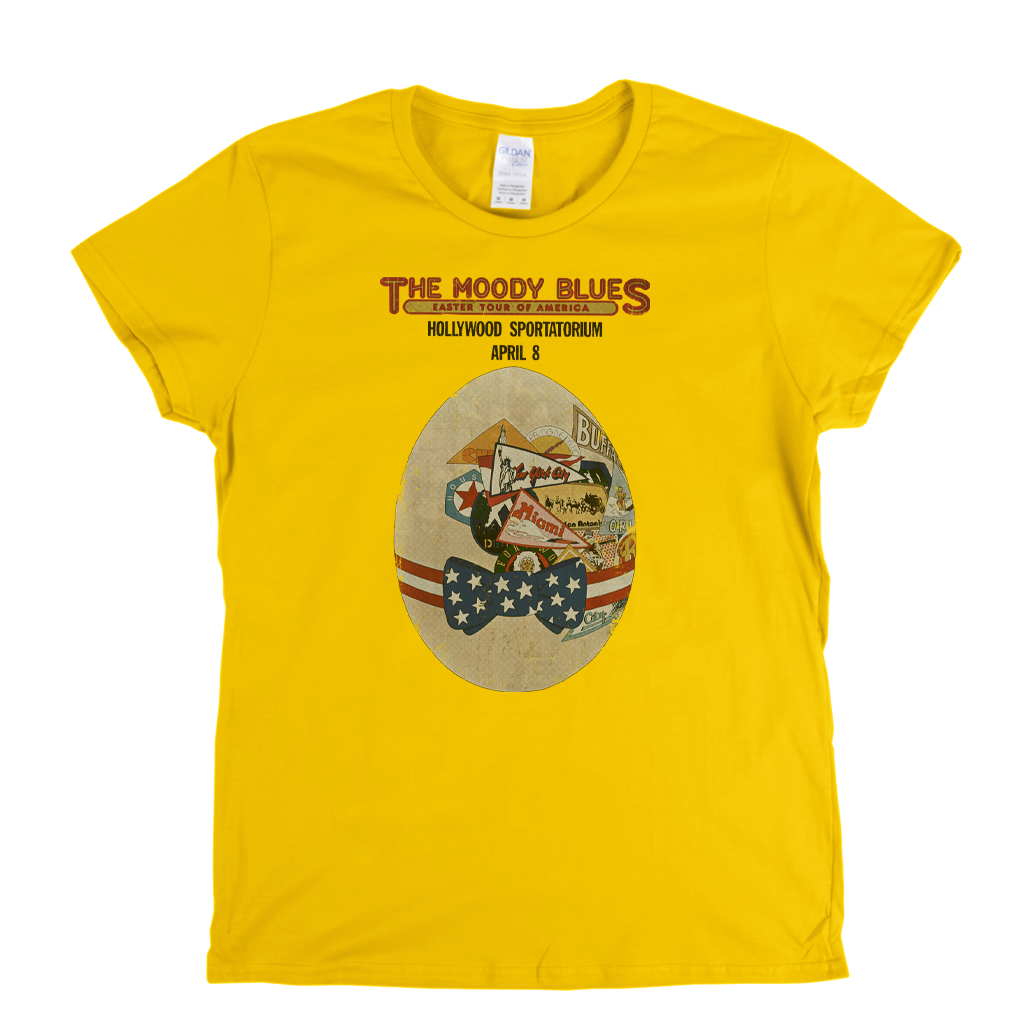 The Moody Blues Easter Tour Of America Poster Womens T-Shirt