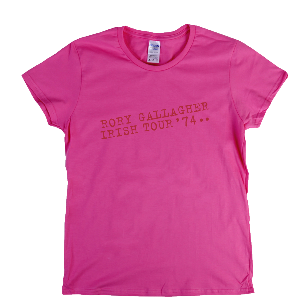Rory Gallagher Irish Tour 74 Womens T-Shirt