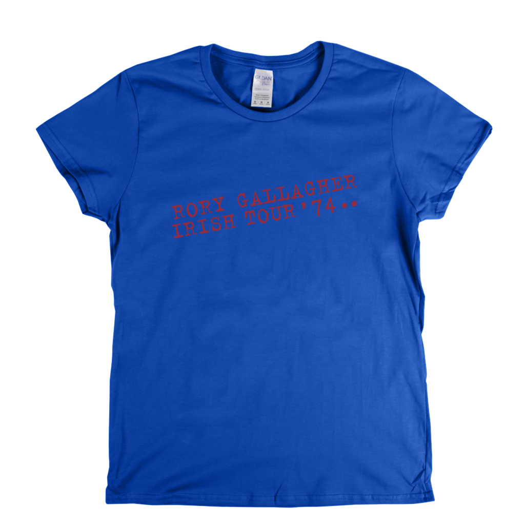 Rory Gallagher Irish Tour 74 Womens T-Shirt