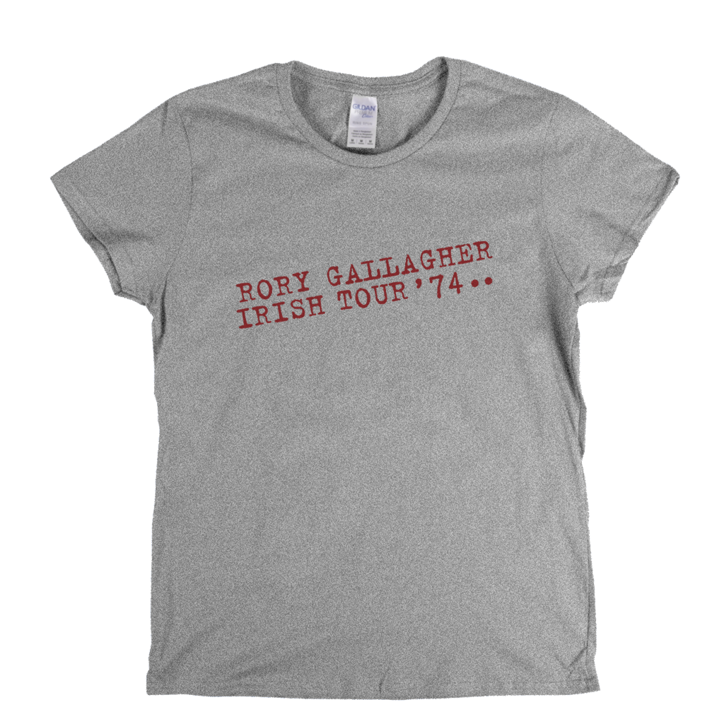 Rory Gallagher Irish Tour 74 Womens T-Shirt