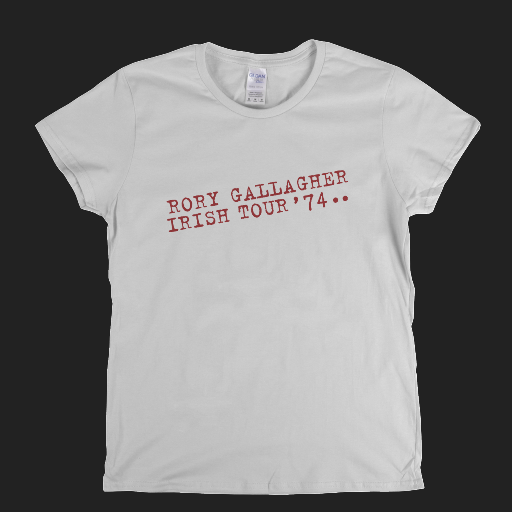 Rory Gallagher Irish Tour 74 Womens T-Shirt