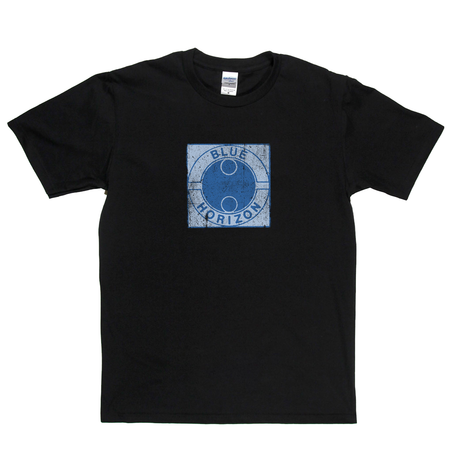 Blue Horizon Label Logo T-Shirt