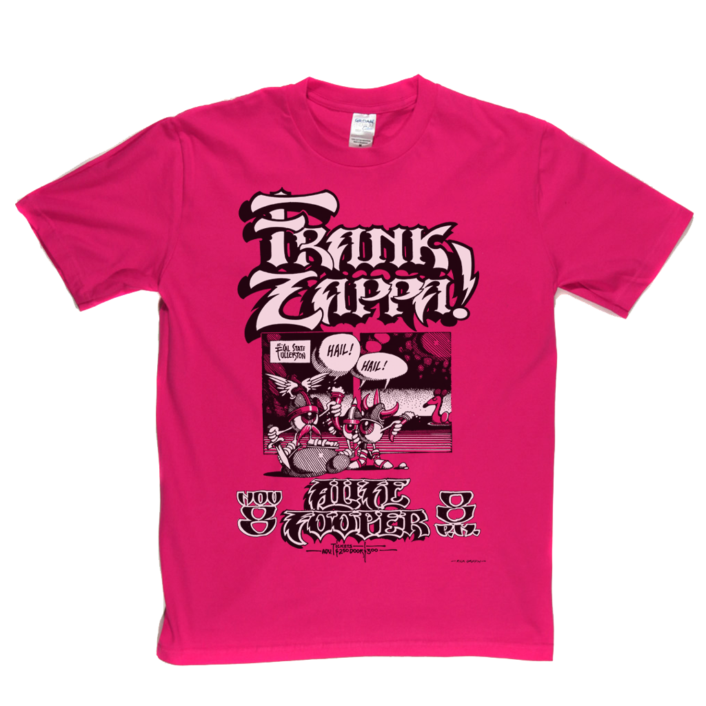 Frank Zappa Alice Cooper Poster T-Shirt
