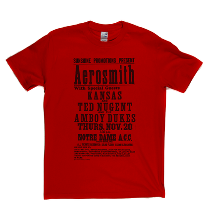 Aerosmith Gig Poster T-Shirt