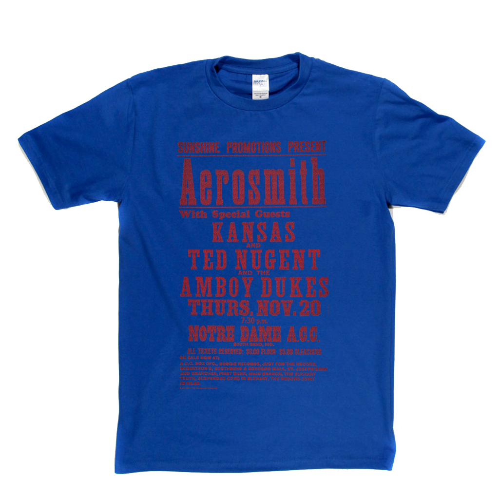 Aerosmith Gig Poster T-Shirt