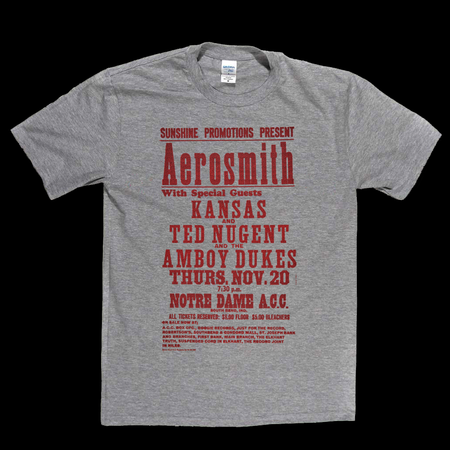 Aerosmith Gig Poster T-Shirt