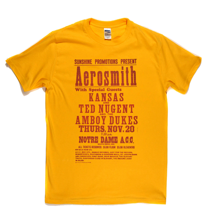 Aerosmith Gig Poster T-Shirt
