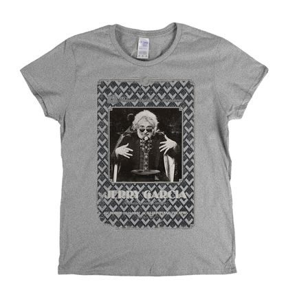 Jerry Garcia Acoustic & Electric Poster Womens T-Shirt