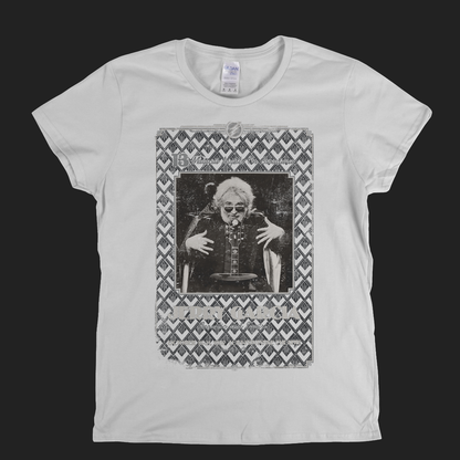 Jerry Garcia Acoustic & Electric Poster Womens T-Shirt