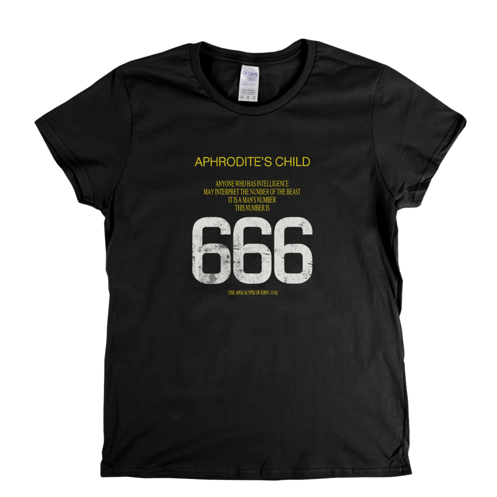Aphrodites Child 666 Womens T-Shirt