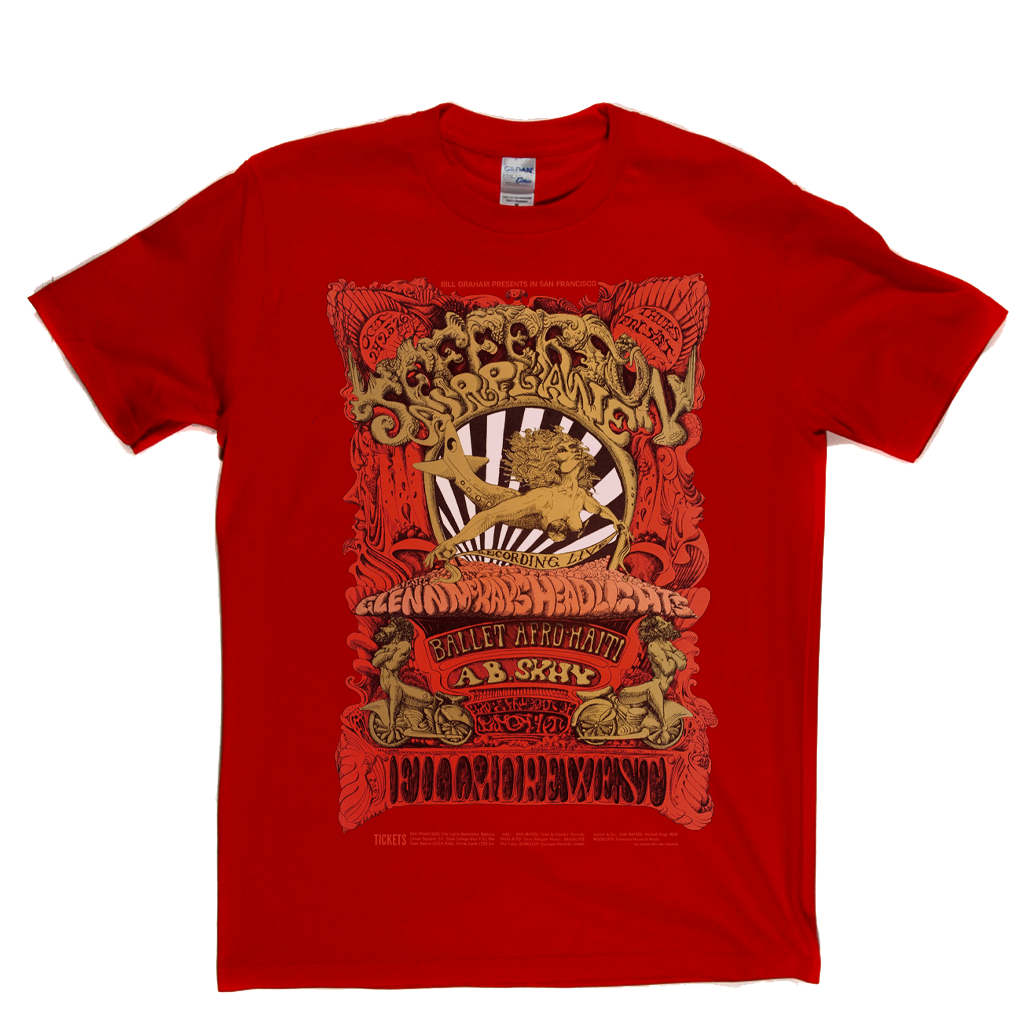 Jefferson Airplane Fillmore West Poster T-Shirt
