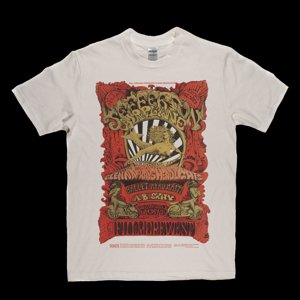 Jefferson Airplane Fillmore West Poster T-Shirt