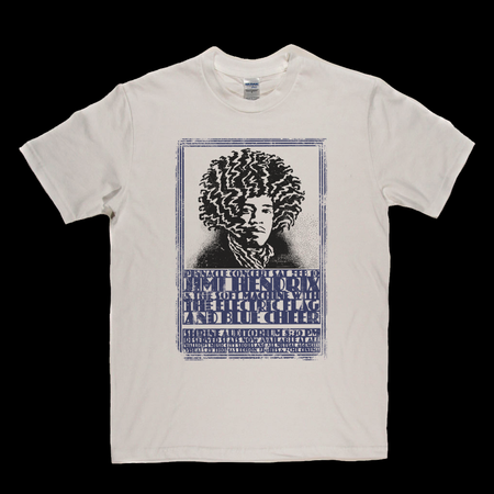 Jimi Hendrix Shrine Auditorium Poster T-Shirt