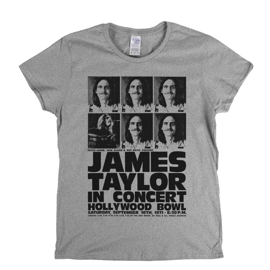 James Taylor Hollywood Bowl Poster Womens T-Shirt